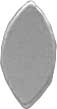 14KW DIE STRUCK MARQUISE PLATE 5.5x2.5