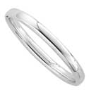 S.S. FACETED BABY BANGLE BRACELET