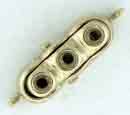18KW CLASP FOR 3 DIA 10x4.5mm