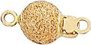 18KY SPARKLE BALL CLASP 6mm