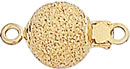 14KW SPARKLE BALL CLASP 7mm