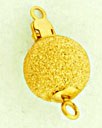 14KY SPARKLE BALL CLASP 10mm