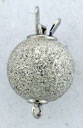 14KW SPARKLE BALL CLASP 10mm