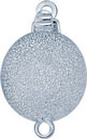 S.S. ROUND SPARKLE BALL CLASP 12mm