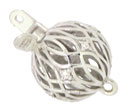 14KW FILIGREE BALL CLASP 7-.005 10mm