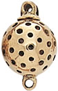 14KY CAST BALL CLASP FOR 58 DIA TW .70 9mm