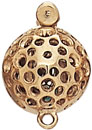 18KY BALL CLASP FOR 96 DIA TW 1.8 11.5mm