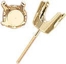 14KW 4PR PRECUT SCREW POST STUDS .05@