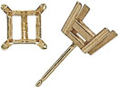 14KW 4PR SQUARE WIRE STUD 2mm