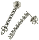 14KW 4 PRONG DANGLE EARRING FOR 10/.06