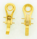 18KY HEAVY EURO CLIP BACKS 16mm
