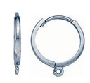 14KW HINGED EARRING 11mm W/LOOP