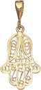 14KY FILIGREE HAMSAH