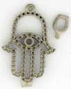 18KY HAMSAH W/ EVIL EYE FOR 1/.02 65/.005