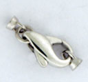 S.S. LOBSTER CLAW 10mm  W/CAPS 1.9mm
