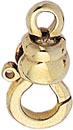 18KY LOBSTER CLAW 16.3 x 8 mm
