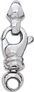 14KW 2 PART CLAW LOCK W/END RINGS 16x5mm