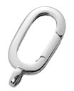 OVAL CARABINER SPRING CLASP 19.5 X 9.5MM