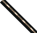 G.F. BAR LINK CHAIN 1.4mm