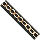 18K GREEN OVAL LOOSE CABLE CHAIN 5.8mm
