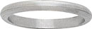 PLAT 1/2 RD PLAIN WEDDING BAND 2mm SZ 10
