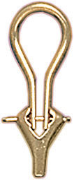 18KY MED OMEGA WIRE CLIP 15.75mm