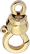 18KY LOBSTER CLAW 16.3 x 8 mm