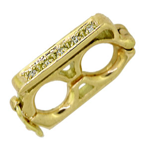 14KY 15mm DIA. SHORTNER FOR 7-8mm PEARLS
